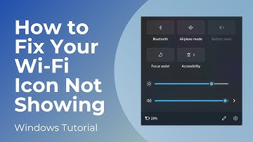 How to Fix Wi-Fi Icon Not Showing on Windows 11