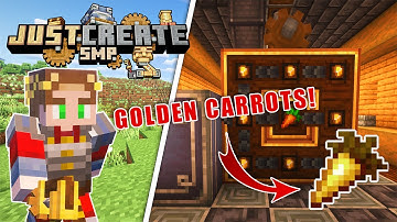 I Built an INFINITE GOLDEN CARROT FARM in Minecraft Just Create SMP! [#5]