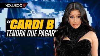 Cardi B podrá perder MILLONES por incidente con fanática. ORDEN CRONOLÓGICO DE LOS HECHOS