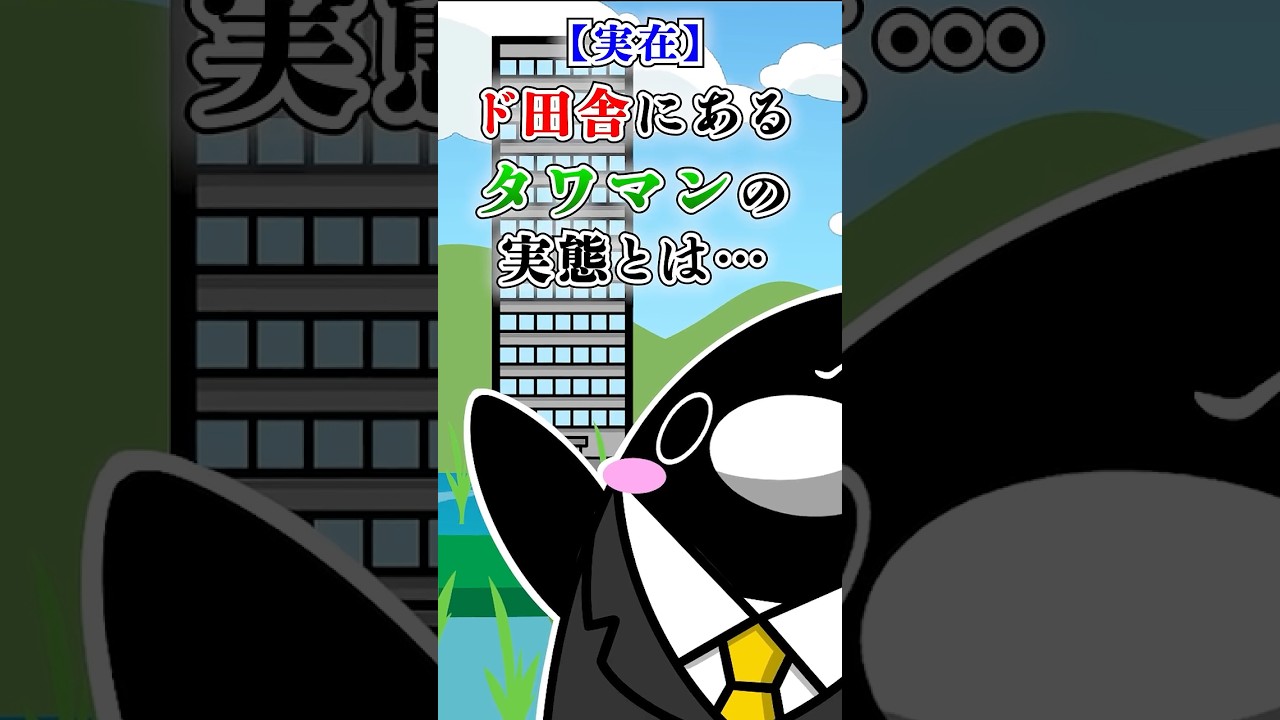 【実在】ド田舎にあるタワマンの実態とは…【アニメ】#テイペン #plottアニメ