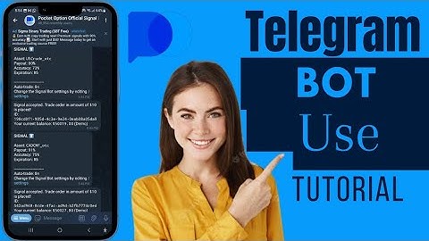 How To Use Pocket Option Telegram Bot | Use Pocket Option Bot