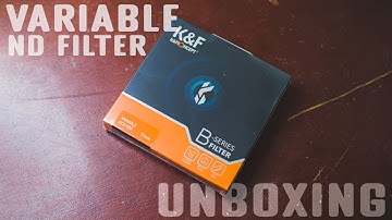 Unboxing || K&F Concept ND2-400 Variable ND Filter
