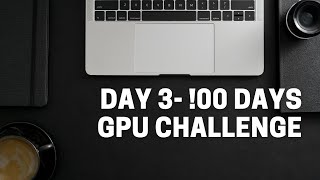 Celebrity Day 3 🚀 | 100 Days of GPU 💻 | CUDA Vector × Matrix Multiplication 🧮⚡ Wealth
