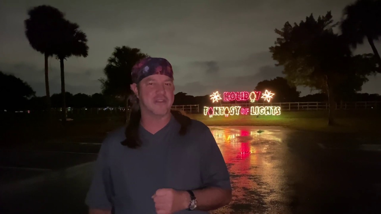 CHRISTMAS LIGHTS DRIVE THRU HOLIDAY FANTASY OF LIGHTS FLORIDA YouTube