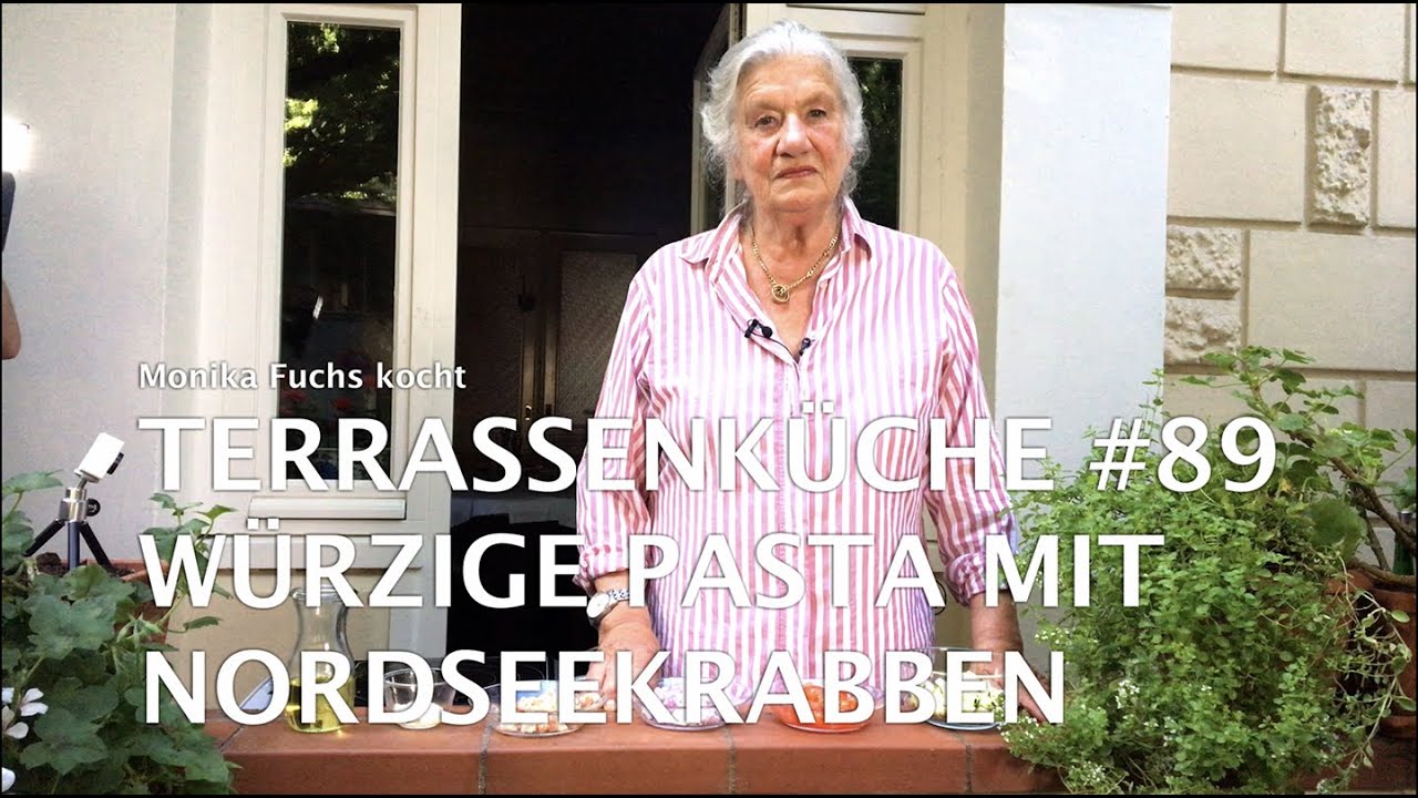 Würzige Pasta mit Nordseekrabben   Terrassenküche #89