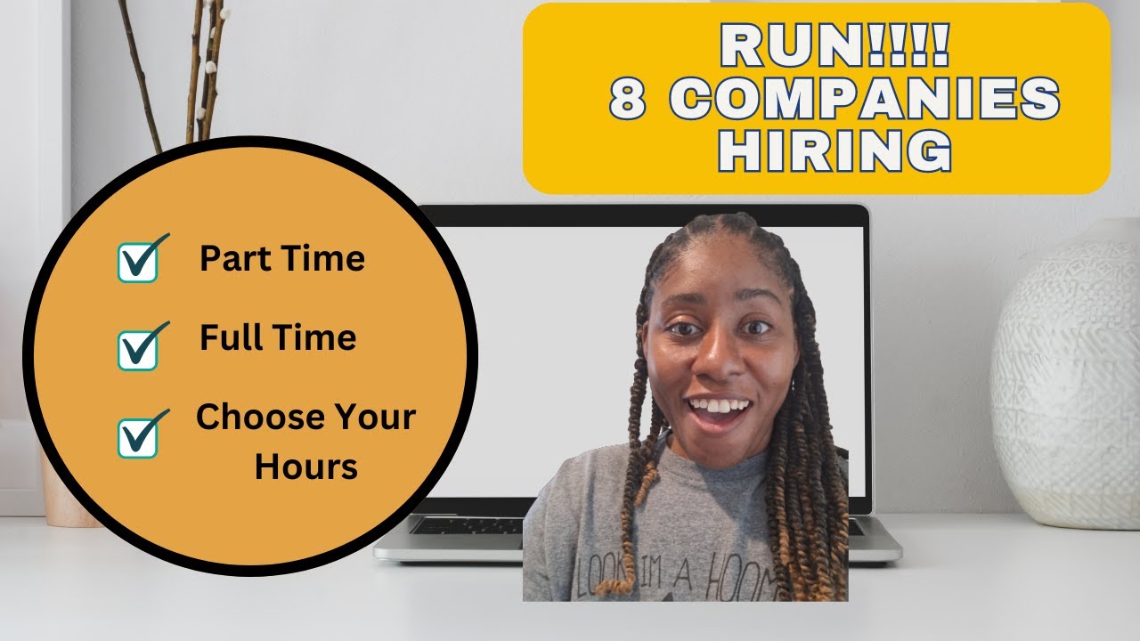 Top 8 Remote Jobs You Can Apply for Right Now! - YouTube