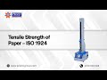 Tensile Strength of Paper as per ISO 1924 | Paper & Packaging Strength Test Explained