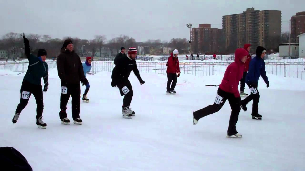 Halifax Commons Skating Oval 10 km Race. YouTube