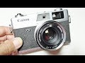 キャノン ニューキャノネットQL17-Lの使い方 How to use CANON New CANONET QL17-L 1960s Compact Camera