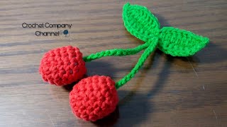 كروشيه طريقه عمل كريز _ How to Crochet Cherry