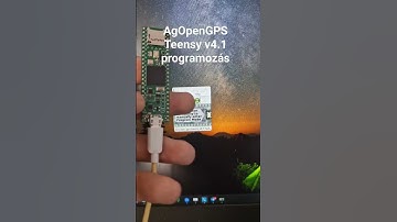Teensy 4.1 programozás #agopengps