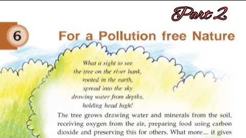 Basic science Class 7 Chapter 6 | For a pollution free nature | Well Explained  question & answers
