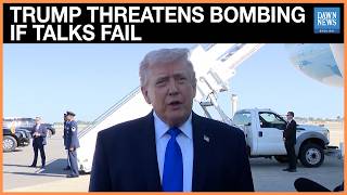 Trump Touts Iran Talks, Threatens Continued Bombing if Negotiations Fail | Dawn News English