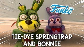 I FINALLY GOT TIE-DYE SPRINGTRAP || Tiedye Spring-trap and Bonnie Funko Plush Review!