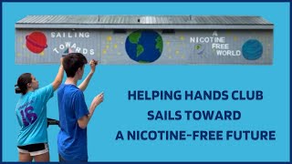 Belchertown Town Beach Mural Project: Helping Hands Club Sails Toward a Nicotine-Free Future