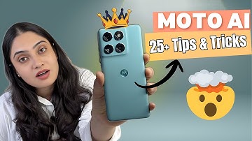 Moto Edge 60 Fusion 25+ Tips & Tricks | Moto Ai Hidden Features you must Try 🤗 | Moto G96