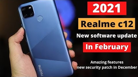 Realme C12, C11,C15 new software update in February 2021 amazing features in security patch update