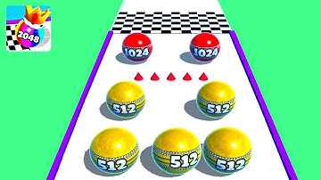 Ball Merge 2048 ! All Levels Gameplay (335-340) android, ios