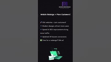 🚀 website redesign=more customers? unlock the power of modern design & boost conversions!#websuccess