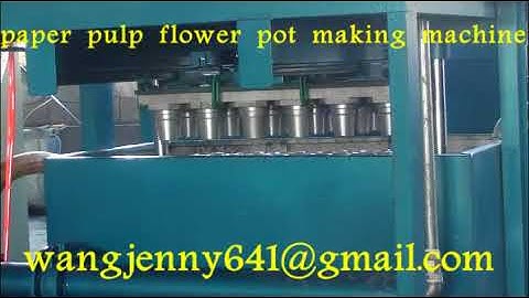 paper pulp molding flower pot making machine whatsapp:0086-15153504975