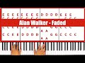 Faded piano how to play alan walker faded piano tutorial