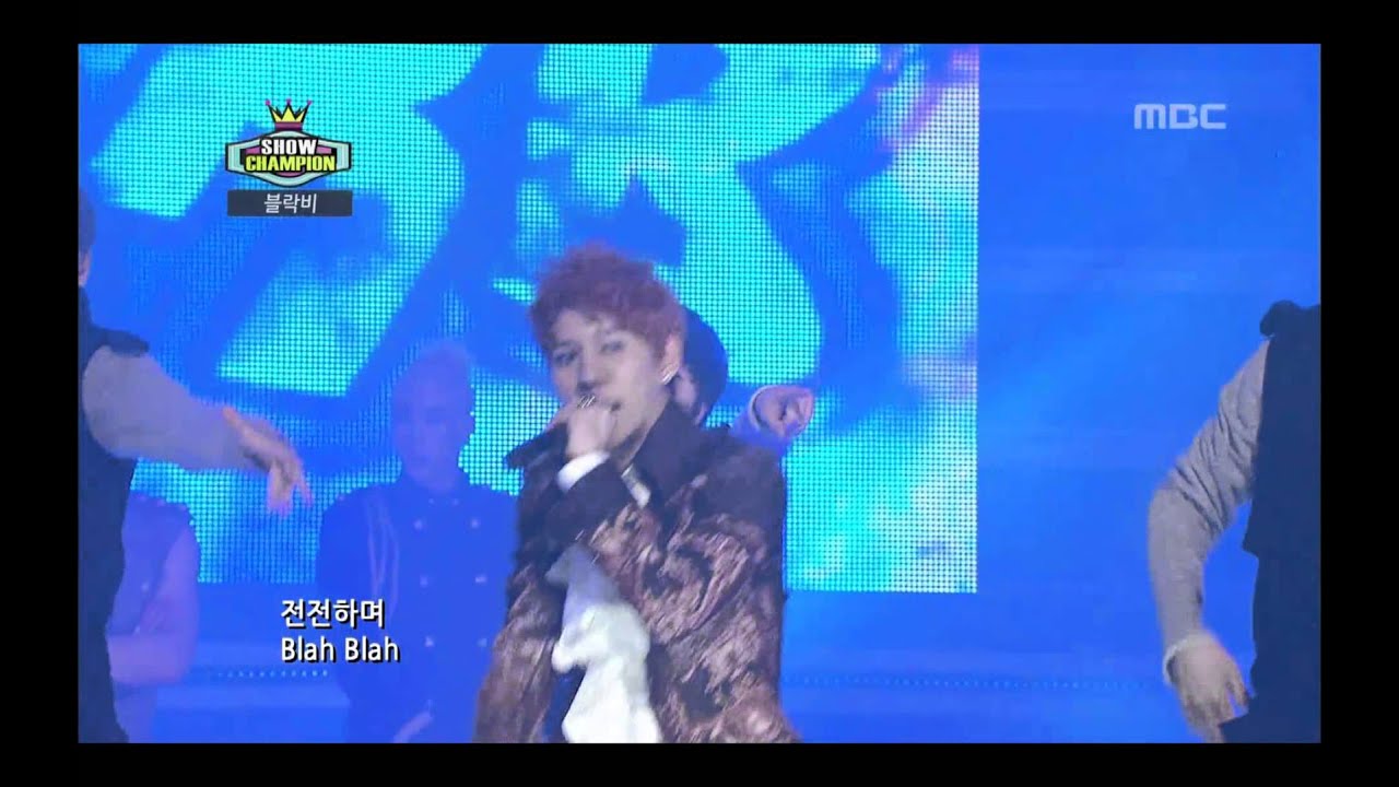 Block B - NILLILI MAMBO, 블락비 - 닐리리 맘보, Show Champion 20121113