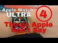 Apple Watch Ultra - 4 Things Apple Should Tell You