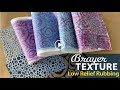 Low Relief Brayer Texture for Gel Printing–Tutorial Tidbits
