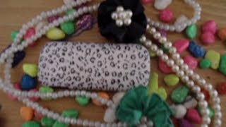 DIY Easy pearl and ribbon accessories for mobile,bags,keys.......