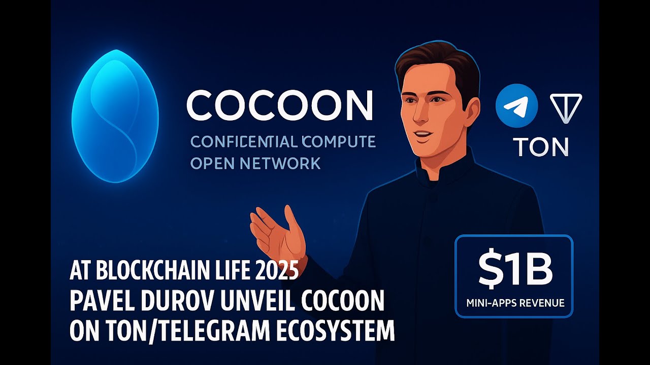 Pavel Durov Unveils “Cocoon” 🕸️ TON & Telegram Ecosystem Hits $1B+ in Mini Apps! 