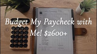 Budget with Me! | Budgeting $2,600  | Cash Envelope Budgeting