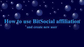 How to use BitSocial affiliation screenshot 1