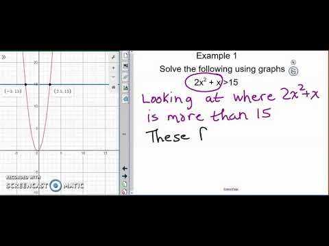 Example 1 Using Desmos - YouTube
