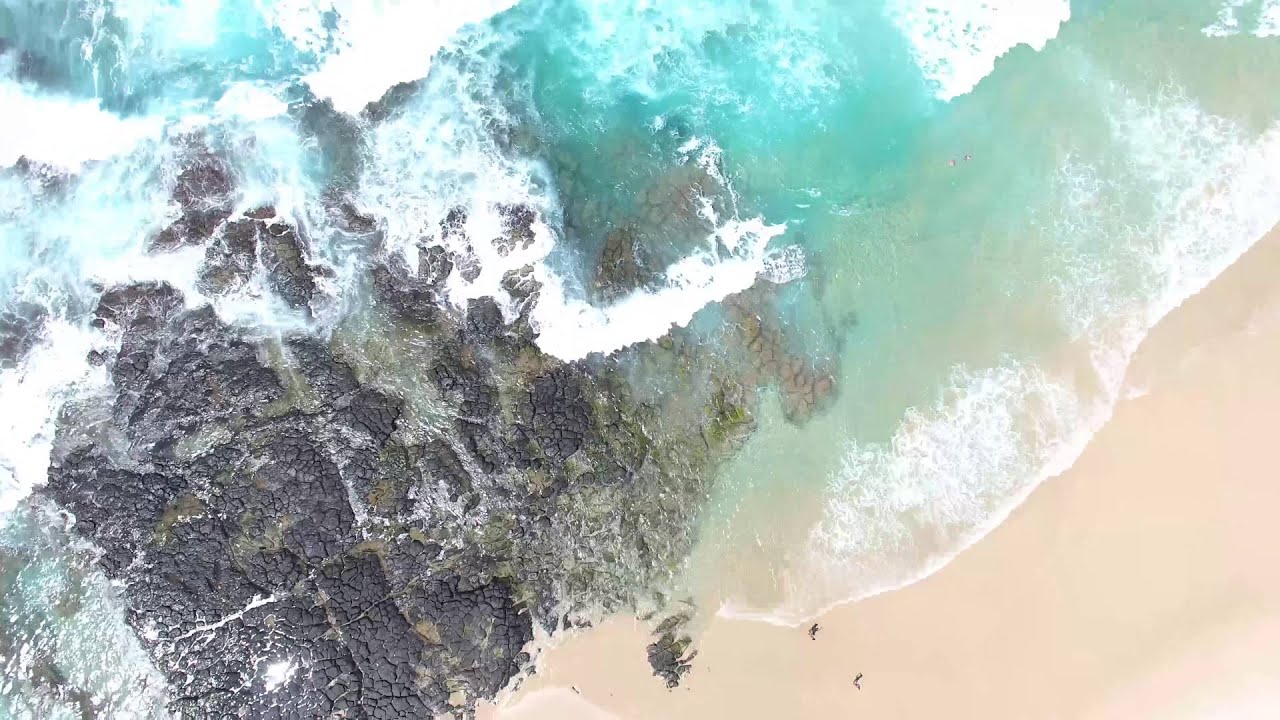 DJI Phantom 4 test footage 4k - surf