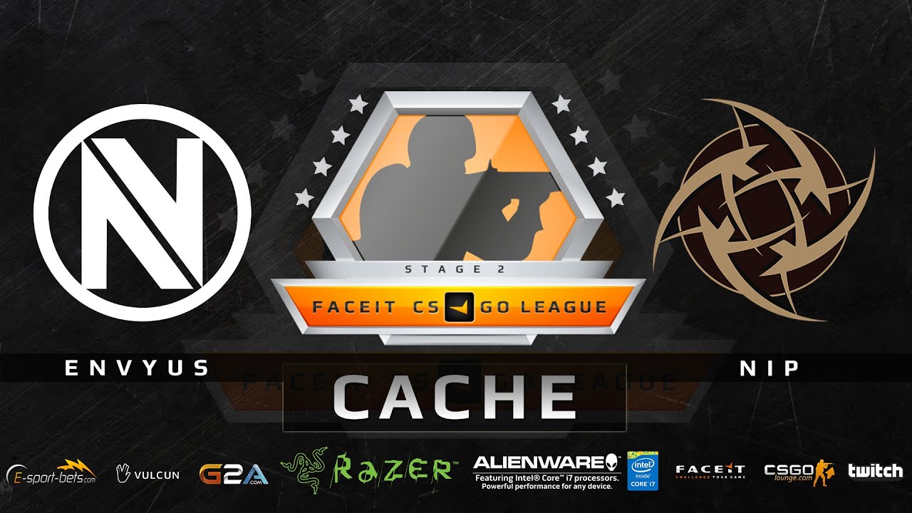 EnVyUs vs NiP - Cache (FACEIT League 2015 Stage 2 EU)