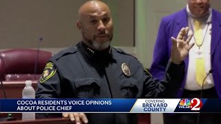 Cocoa residents speak out about new police chief