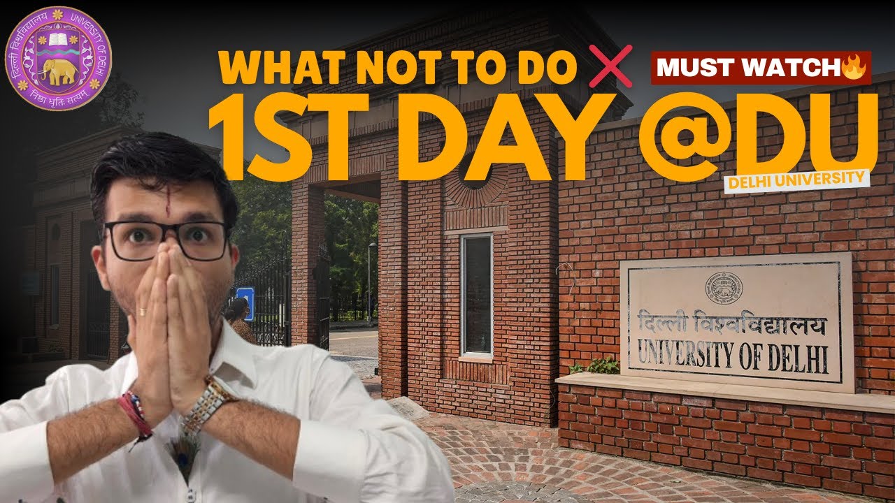 1st Day at Delhi University? Freshers Tips, Outfits & Campus Life 2025! Must Watch 🥳