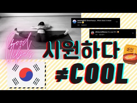 Never Trust <strong>Google</strong> <strong>Translate</strong>! 시원하다 doesn&amp;#39;t mean COOL!