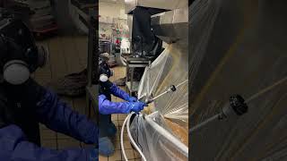 Restaurant Hood Cleaning Stream Chem Process