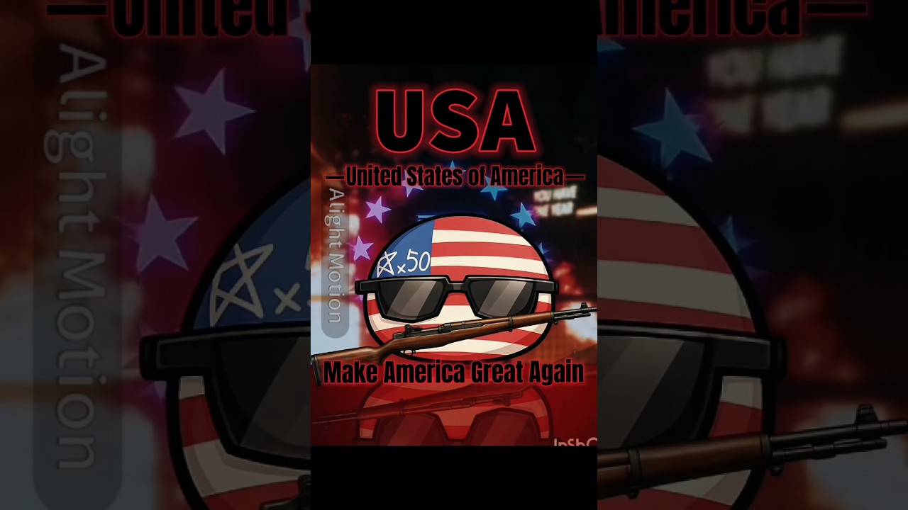 【countryballs】America Was OP #short #countryballs #fyp