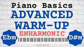 Perfect Your Advanced Piano Technique In The Enharmonic Keys Of Eb And D With 11 Min. Warm Up