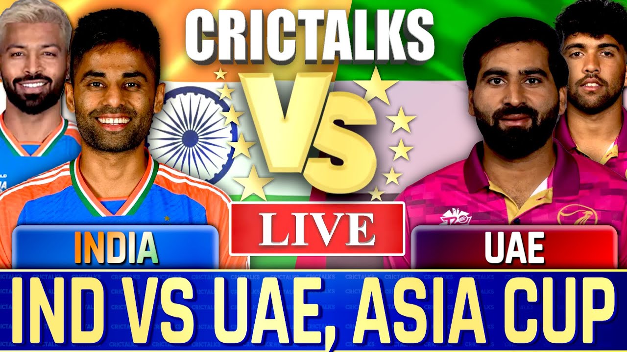 Live: India vs Arab Emirates, Asia Cup, Live Cricket Match Today, IND vsTeam Scores & Commentary