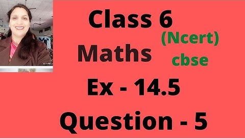 Question 5 (Exercise 14.5 ) ( ch - 14 Practical Geometry. # Class 6 maths ncert l cbse