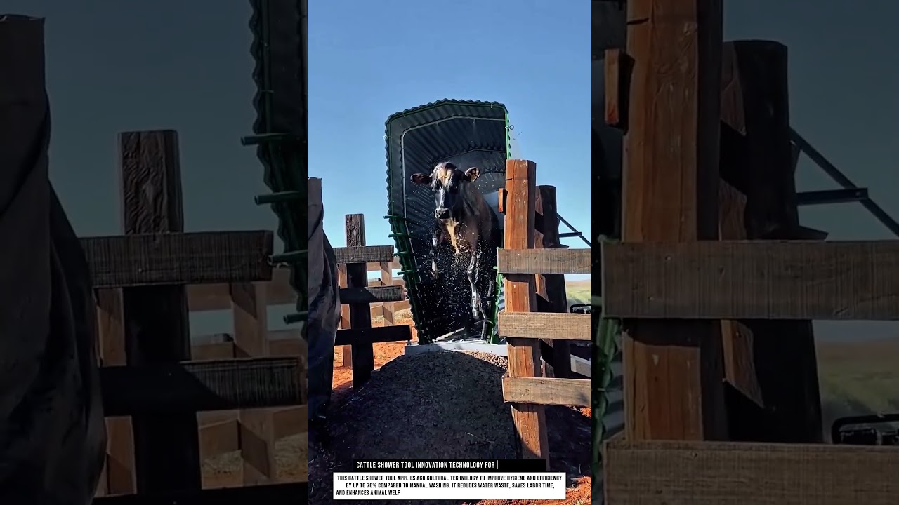 Cattle Shower Tool Innovation Technology for Farm Efficiency