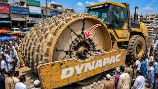 🔥 DYNAPAC Road Roller Completely Failed! 😱 We Opened the Drum & Found Shocking Damage