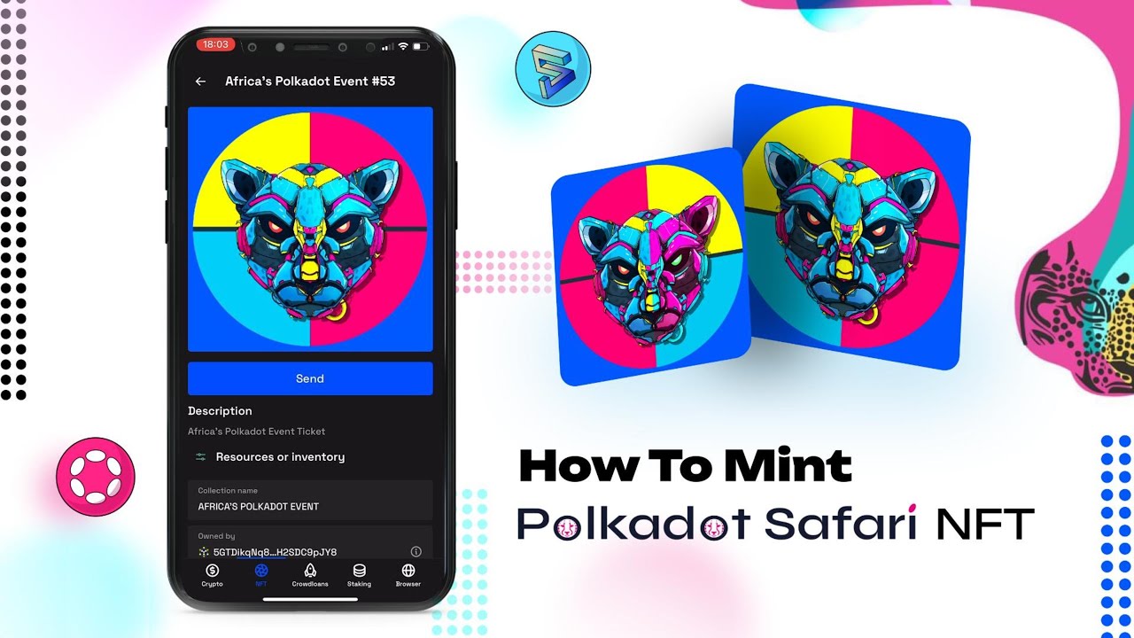 How To Mint Polkadot Safari NFT On SubWallet Mobile App