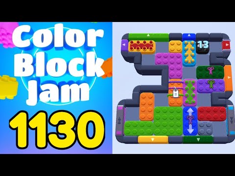 Color Block Jam Level 1130 Solution