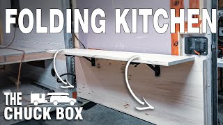 FoldDown Kitchen | Cargo Trailer Camper Conversion Build