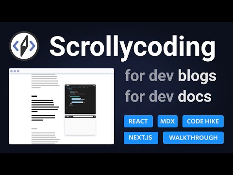 Scrollycoding - A new tool for dev blogs and docs | Code Hike (preview)