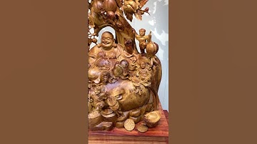 Cụ Di Lạc ngồi dưới gốc đào ngũ phúc chất gỗ hương ta ai cũng đều mong muốn sở hữu,sẵn kỷ anh chị ạ.